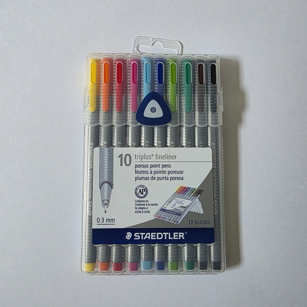 Staedtler Triplus Fineliner Pens 10 pack